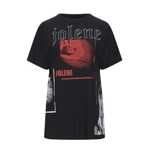 Rare Ann Demeulemeester Jolene printed Tee Black and Red S